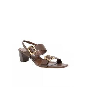 NEW MANOLO BLAHNIK women's thalitsi sandals in chocolate brown